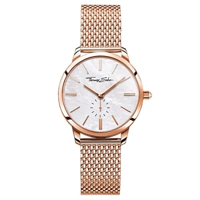 Image of Thomas Sabo Women Watch Analogue Quartz Stainless Steel Dark Blue WA0301 201 209 33 MM