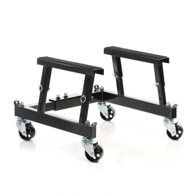 Image of Wiltec Mounting Stand w/Wheels Lifting Platform Rolling Hoist Support up to 680kg for Motorbikes ATV