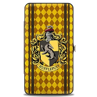 Image of Buckle Down Women&#039;s Hinge Wallet, Black &amp; Yellow, One Size
