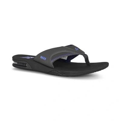 Image of REEF Men&#039;s Fanning Sandal, Raven/Purple, 12 UK