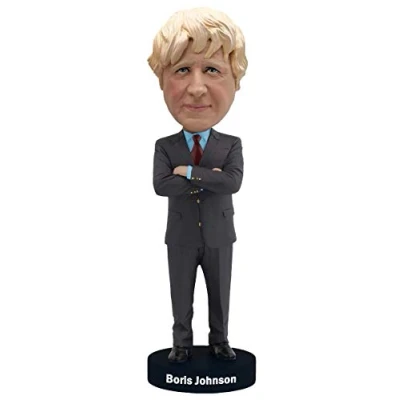 Image of Royal Bobbles Boris Johnson Bobblehead, Premium Polyresin Lifelike Figure, Unique Serial Number, Exquisite Detail