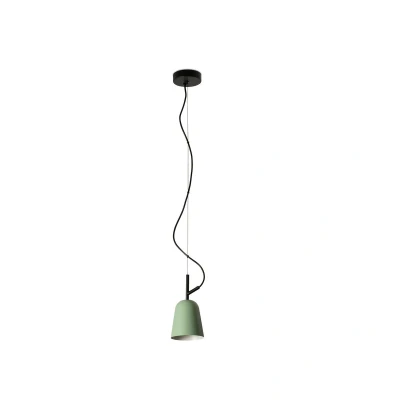 Image of Studio 11cm Dome Pendant Ceiling Light Matt Green