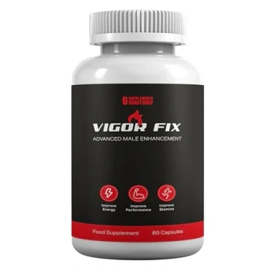 Image of Vigor Fix, 60 Capsules, Vegan, Vegetarian, Natural, Herbal Energy and Performance Support