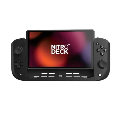 Image of CRKD Nitro Deck Professional Handheld Controller with Zero Stick Drift for Nintendo Switch and OLED (Black)
