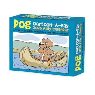 Image of Dog Cartoon A Day Desk Calendar 2026