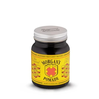 Image of Morgan&#039;s Pomade Hair Darkening Pomade, Gradually Darkens Grey Hair, Styles and Adds Shine to Dry Helps Control Fizz with Vitamin E 100g