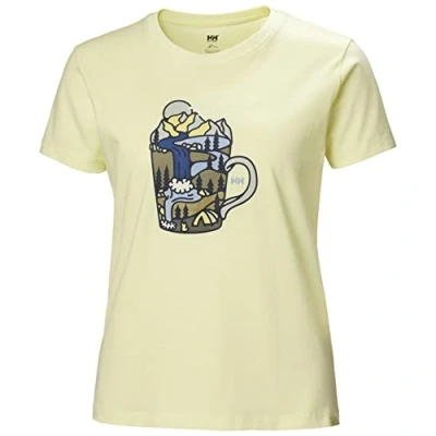 Image of helly Hansen F2F T Shirt 333 Faded Yellow XL