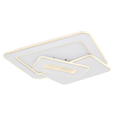 Image of Kique Integrated LED Semi Flush Ceiling Light White Dimmable 3000 6500K Remote Control Tuya Smart