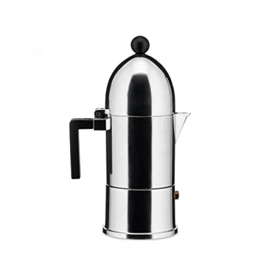 Image of Alessi La Cupola Espresso Coffee Maker, 3 Cups, Black, (A9095/3 B)