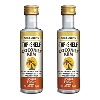 Image of 2X Still Spirits Top Shelf Coconut Rum Essence Flavours 1.125L