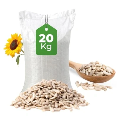Image of 20kg SACK OF SUNFLOWER HEARTS BIRD FOOD
