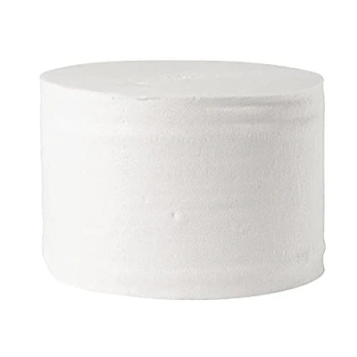 Image of 36x Jantex Compact Coreless Toilet Roll White Tissue Paper Washroom Restaurants