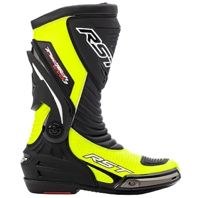 Image of RST Men&#039;s Tractech Evo Iii Motorcycle Boot, Yellow Black, 11 UK
