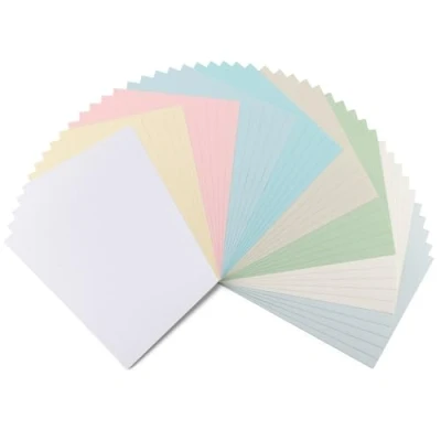Image of Florence Linen Cardstock Pastel 250 g Card Making A4 Multi Pack Easter Scrapbooking Supplies Tear Resistant Create Elegant Invitations and Gift Boxes