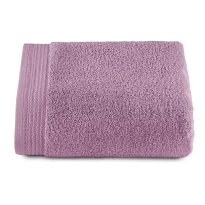 Image of RIZO Top Towel Set of 1 Shower Large Bath Towels 100% Combed Cotton 600 g/m2 Measure 100 x 150 cm Lilac