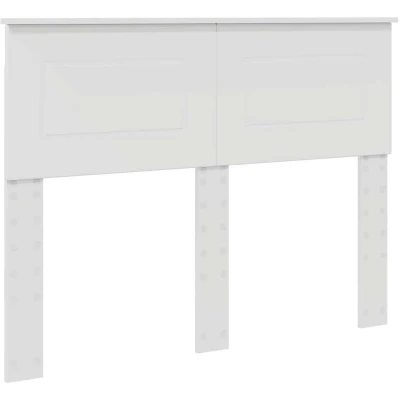 Image of vidaXL Headboard with White 135 cm Engineered wood