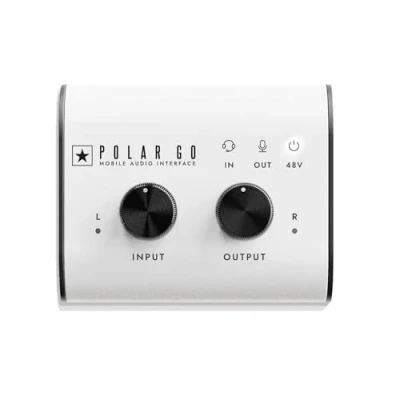 Image of Blackstar Polar Go Portable Audio Interface with ProCapture Mics Battery Powered for iOS Android Windows Mac USB C XLR Input App Livestreaming and 4hr Life Pocket Studio