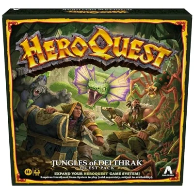 Image of Avalon Hill HeroQuest Jungles of Delthrak Quest Pack, Requires Game System to Play, Roleplaying Games English Version