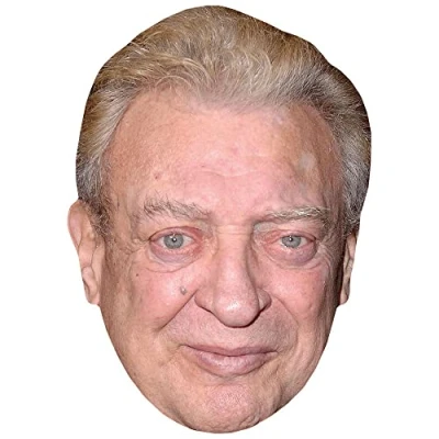 Image of Rodney Dangerfield (Smile) Celebrity Mask, Flat Card Face, Fancy Dress Mask