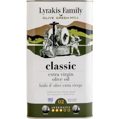 Image of &#039;Lyrakis Family est. 1975’ Olive Oil Extra Virgin First Cold Pressed Greek 3l Crete Premium