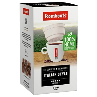 Image of Rombouts Intense One Cup Filters 10 per Pack of 6