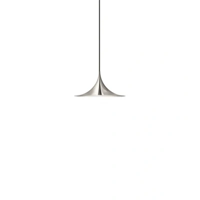 Image of GUBI Semi pendant light, Ø 30 cm, chrome
