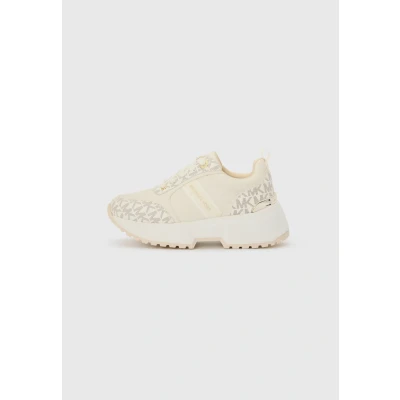 Image of Michael Kors Kids Cosmo Meyers Trainers for kids, Size: 1.5, Vanilla shoes
