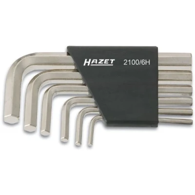 Image of 003589039900, 003589039900DC, W003589039900 Angled Screwdriver Set HAZET 2100/6H Chrome Vanadium Steel 6