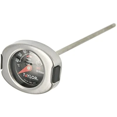 Image of Taylor Pro Stainless Steel Milk Frothing Thermometer