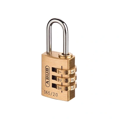 Image of Abus 165/20 20mm Solid Brass Body Combination Padlock (3 Digit) Carded ABU16520C