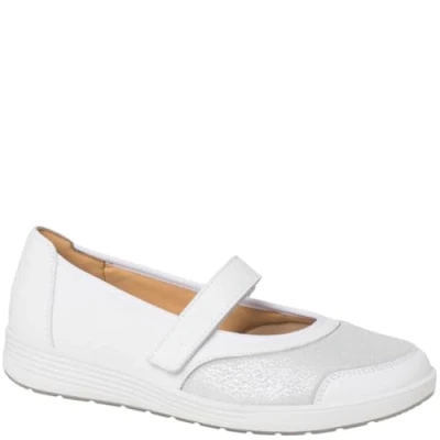 Image of Ganter Women&#039;s Klara Ballet Flat, Milk, 8.5 UK