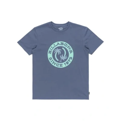 Image of Billabong Tropical PETS Unisex Print Tshirt for kids, Size: 16y, Slate blue
