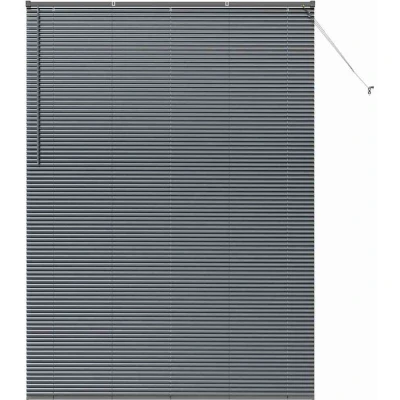 Image of with Curtains Other Manual Dark gray 160 x 220 cm Aluminium vidaXL