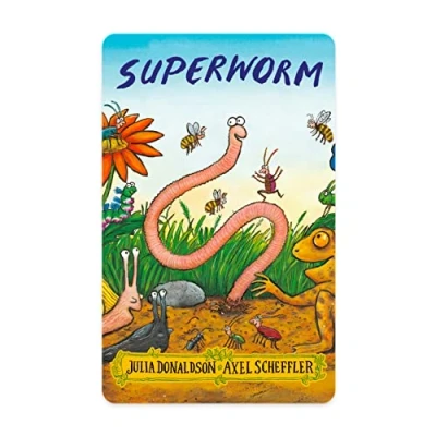 Image of Yoto Superworm by Julia Donaldson Kids Audio Card for Use with Player &amp; Mini All in 1 Device, Educational Screen Free Listening Fun Stories Playtime, Bedtime Travel, Ages 2+