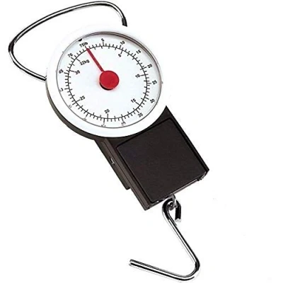 Image of Accurate luggage scale for weighing suitcases and luggage. 32KG capacity.