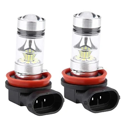 Image of EBTOOLS Led H11 2X 6000K Light Bulb Super White 100W Cree Source With Long Life 5000 Hours High Power Headlight Bulbs Kit Fog Lights Replacement For Cars H8 H9