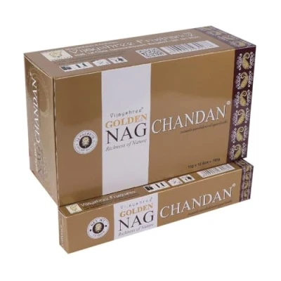 Image of Ancient Wisdom 15g Golden Nag Chandan Incense