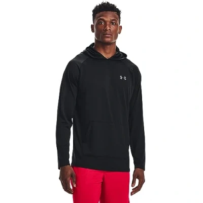 Image of Under Armour men Tech 20.0 Hoodie, Sporty and quick drying running hoodie with anti odour technology, comfortable lightweight hooded jumper for