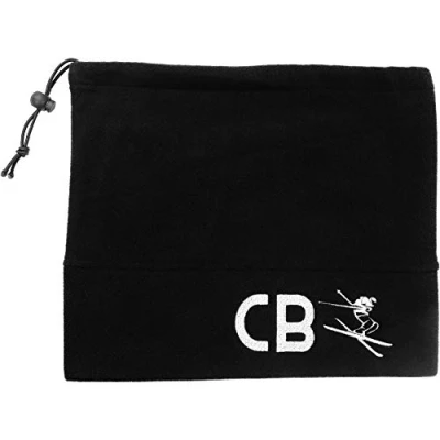 Image of TeddyTs Personalised Ski Initials Thermal Fleece Toggle Snood (White Embroidery)