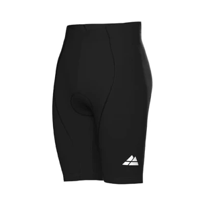 Image of DANISH ENDURANCE Padded Cycling Shorts, Mountain Bike Gear, Quick Dry, for Men, Black/Black, S