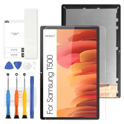 Image of Screen Replacement for Samsung Galaxy Tab A7 10.4 2020 T500 T505 LCD Display Touch Digitizer Full Assembly,with Tools (Black）