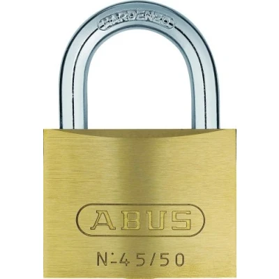 Image of ABUS 200779 Padlock Type 45/50 Brass 5 Keys