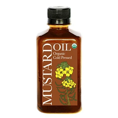 Image of Daana Organic Mustard/Rapeseed Oil for Skin: Extra Virgin, Cold Pressed (350 ml)