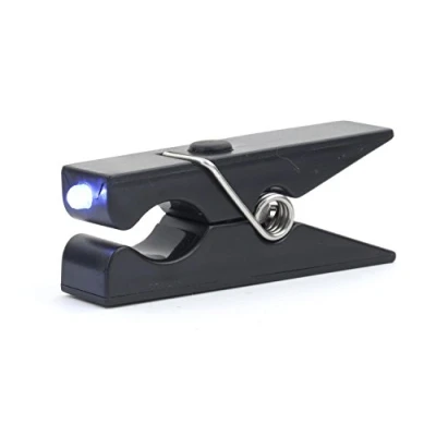 Image of KIKKERLAND Black Clothes Peg Bike LED Light