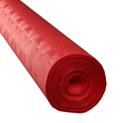 Image of Peeks Red Paper Party Wedding Decorations Long Table Banquet Roll 1.1 x 25m