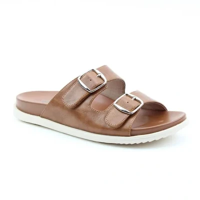 Image of Heavenly Feet Pure Brown Premium Sandals Size 6