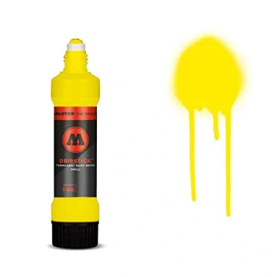 Image of Molotow Dripstick PP Marker 863DS 6mm Pen 30ml Paint (Zinc Yellow)
