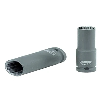 Image of KS Tools 5150949 Impact Socket, Long, 17 mm 12 Point 1/2 Inch Square Drive