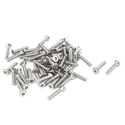 Image of Sourcingmap M2 x 10mm Hex Socket Countersunk Flat Head Screw Bolts 50pcs