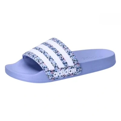 Image of adidas Performance Adilette Shower Unisex Pool slides for kids, Size: 10K, Blue spark/footwear white Synthetics